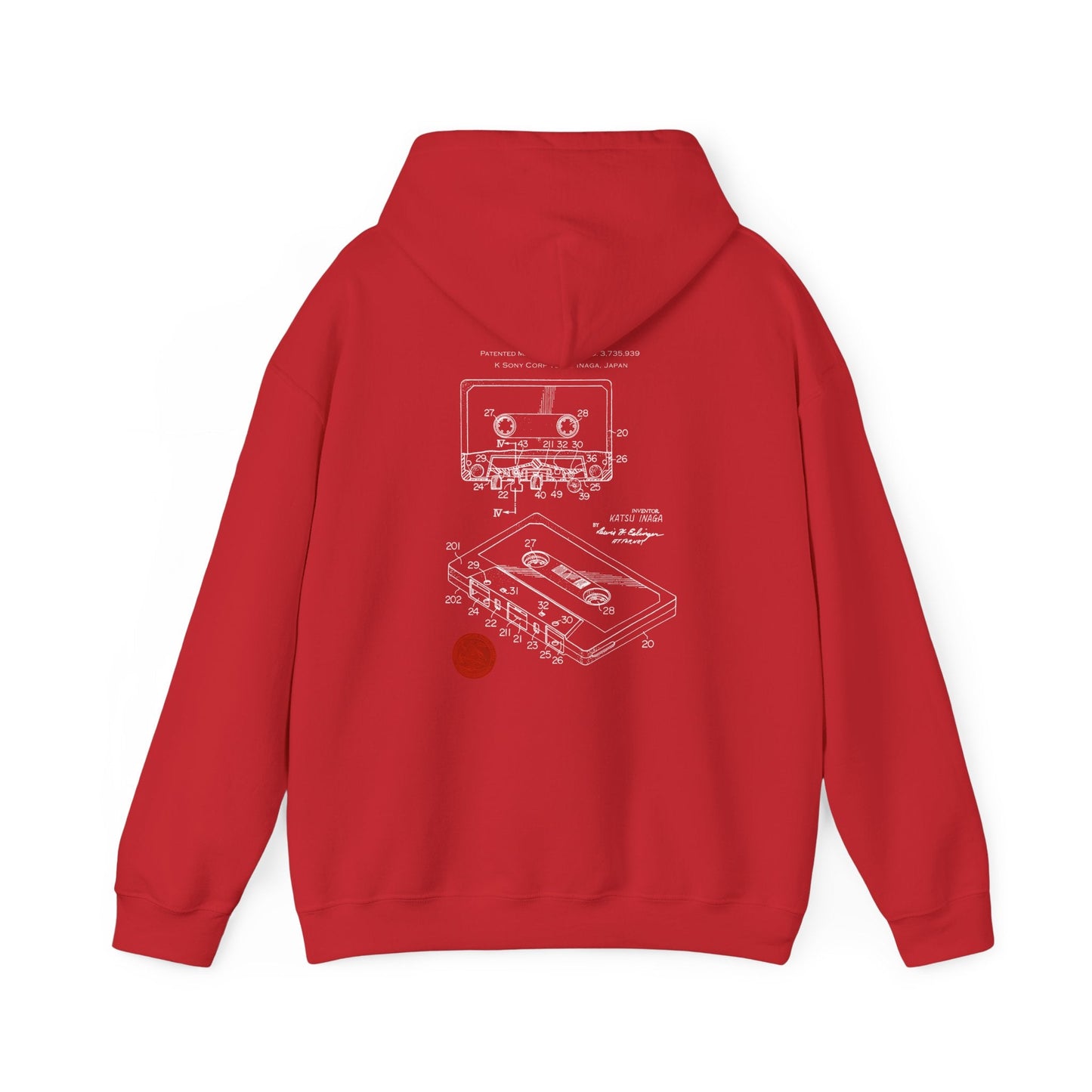 Music Cassette Tape Hoodie mock up