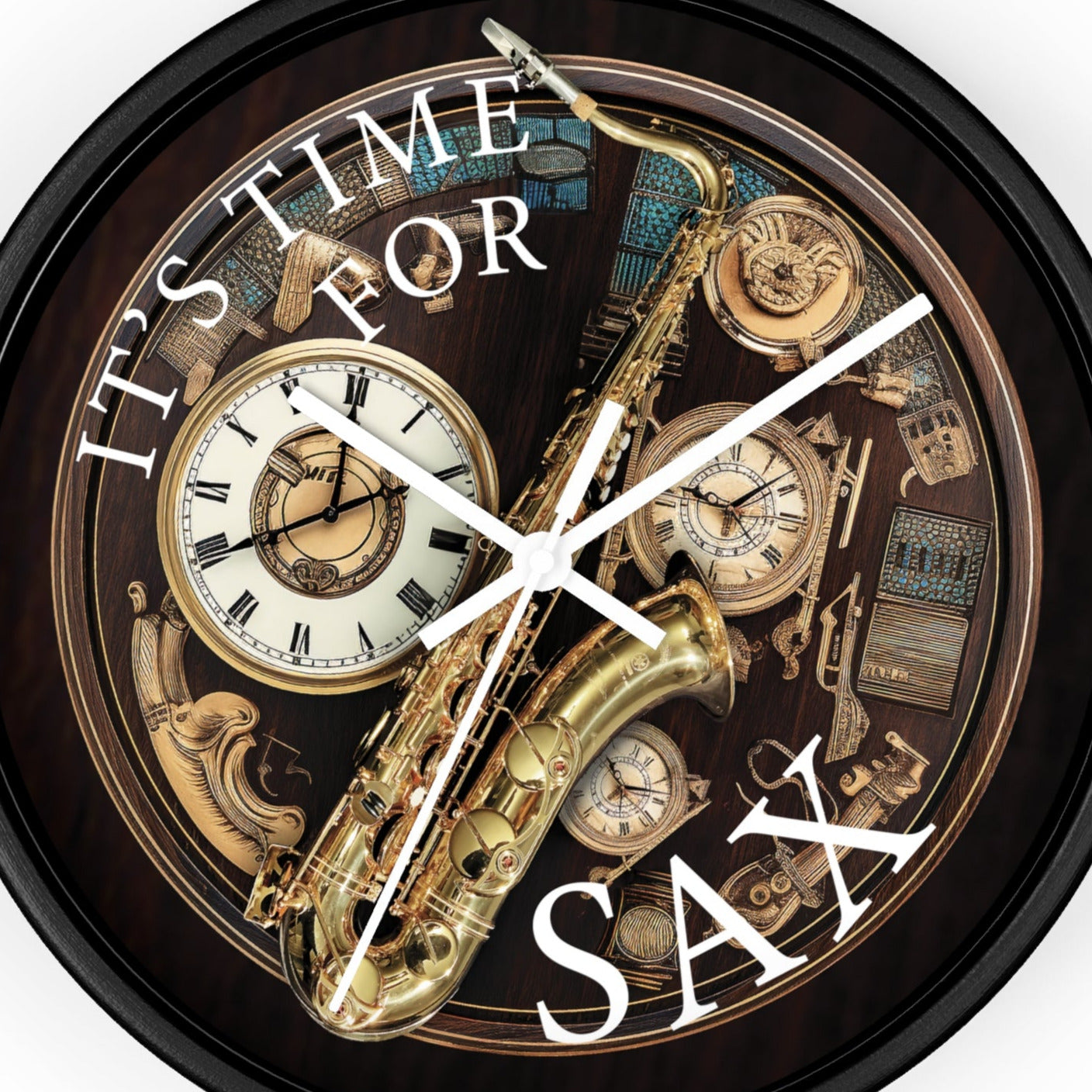 It's TIME for SAX 10" Wall Clock