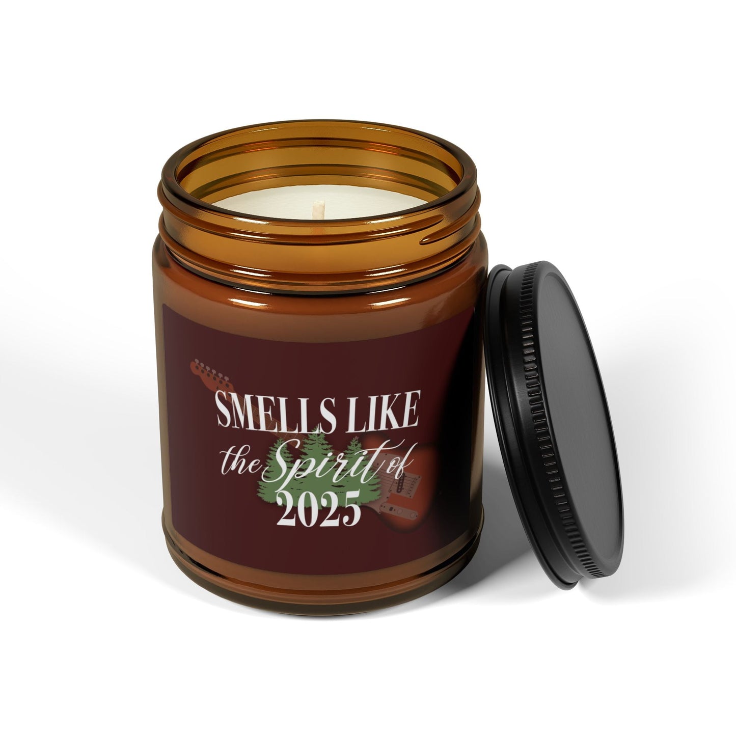 Rocker New Year Soy Candle mock up