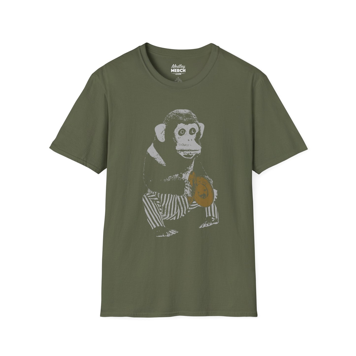 Vintage Toy Monkey T-Shirt mock up - green