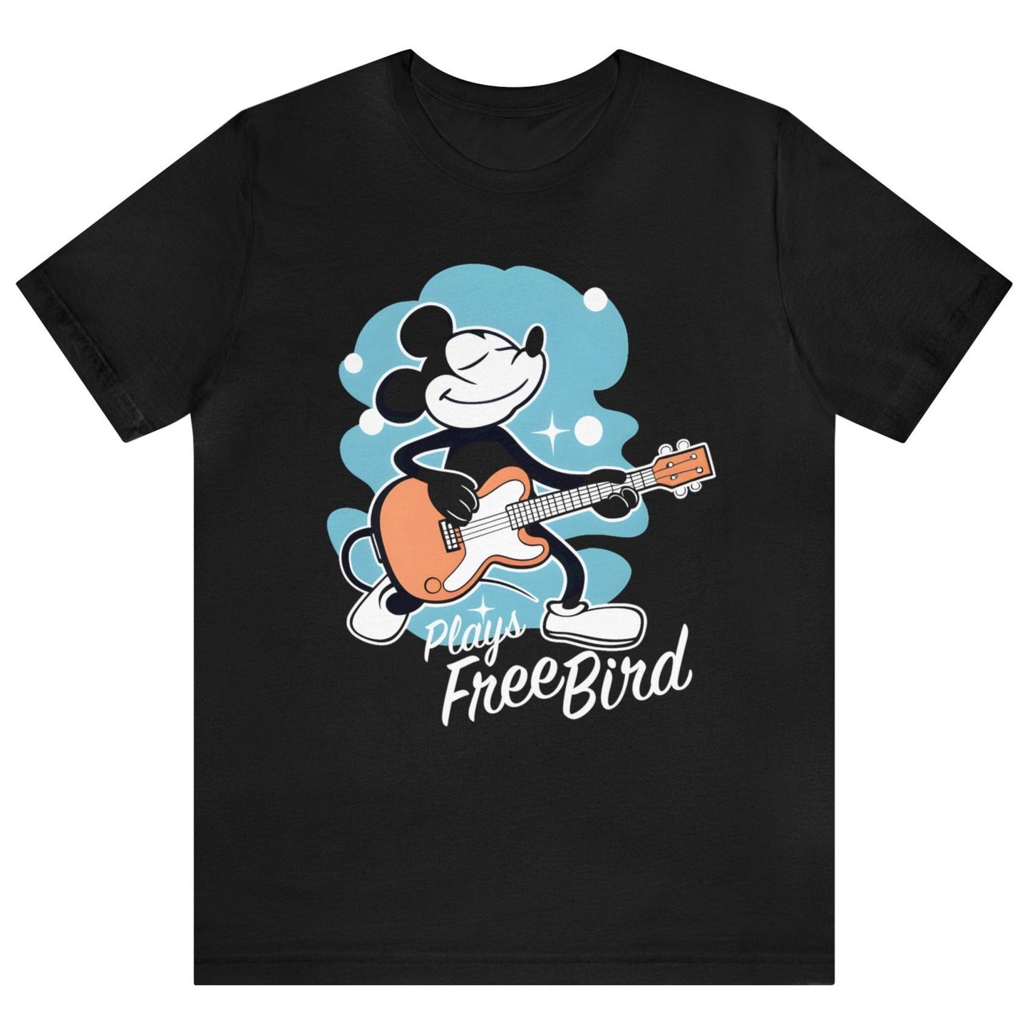 Happy MOUSE Plays Freebird T-shirt mock up