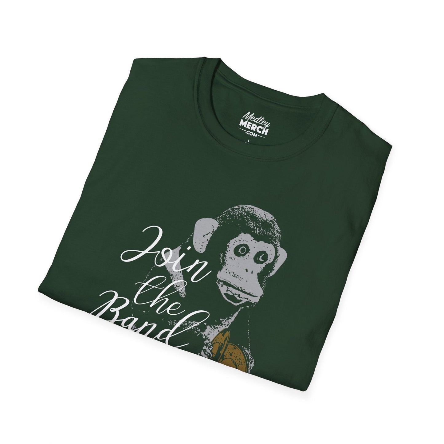 Retro Toy Monkey T-Shirt mock up folded