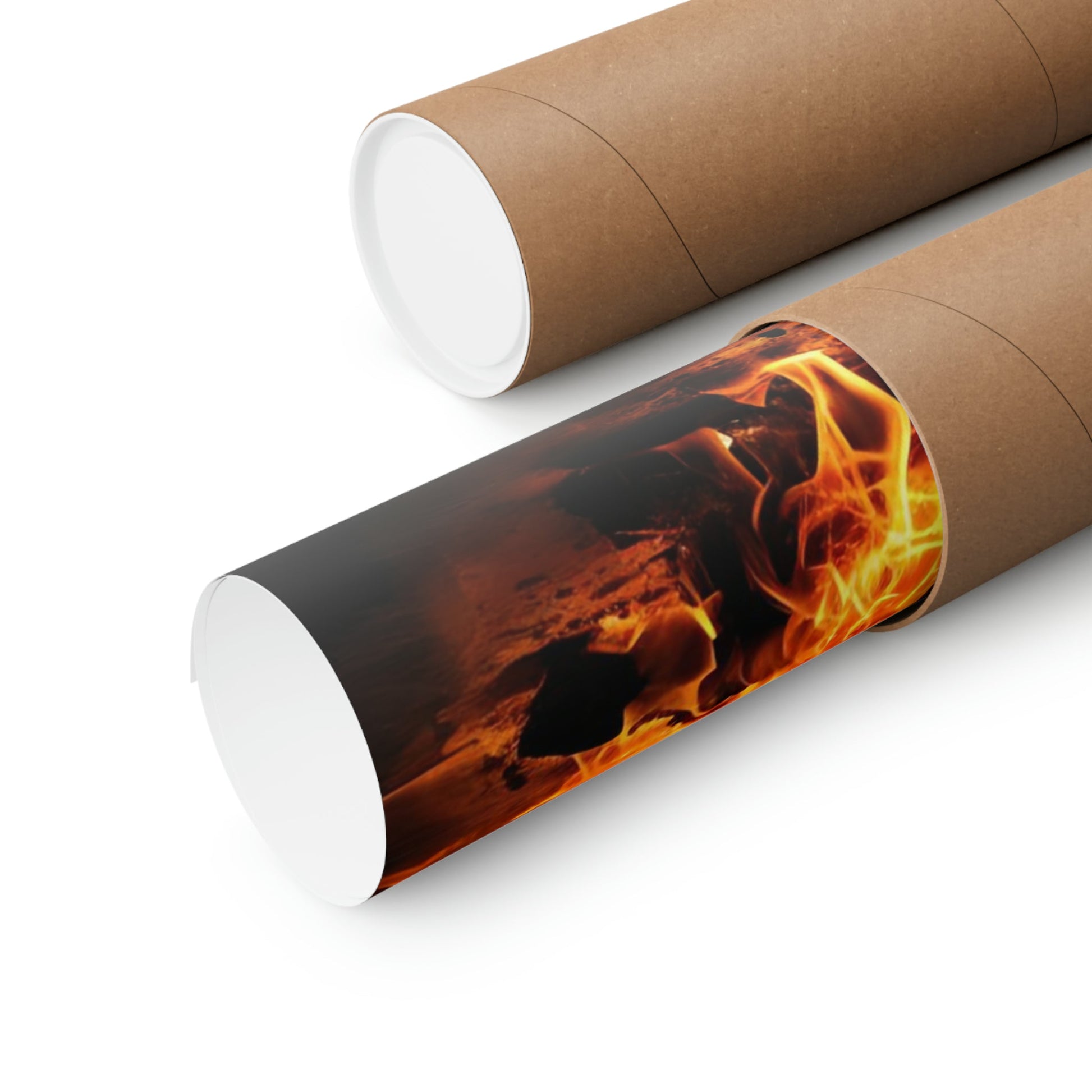 Burning SUNBURST Guitar Poster packaging