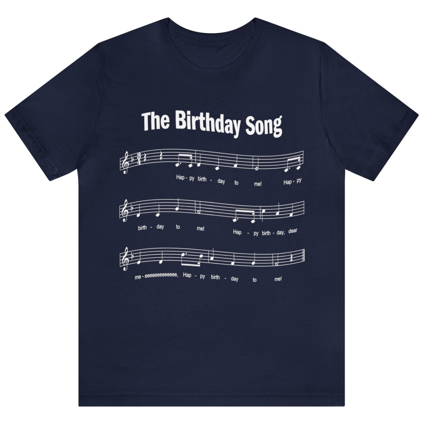 Happy Birthday T-shirt, Happy Birthday to Me Song, Unisex Bella+Canvas
