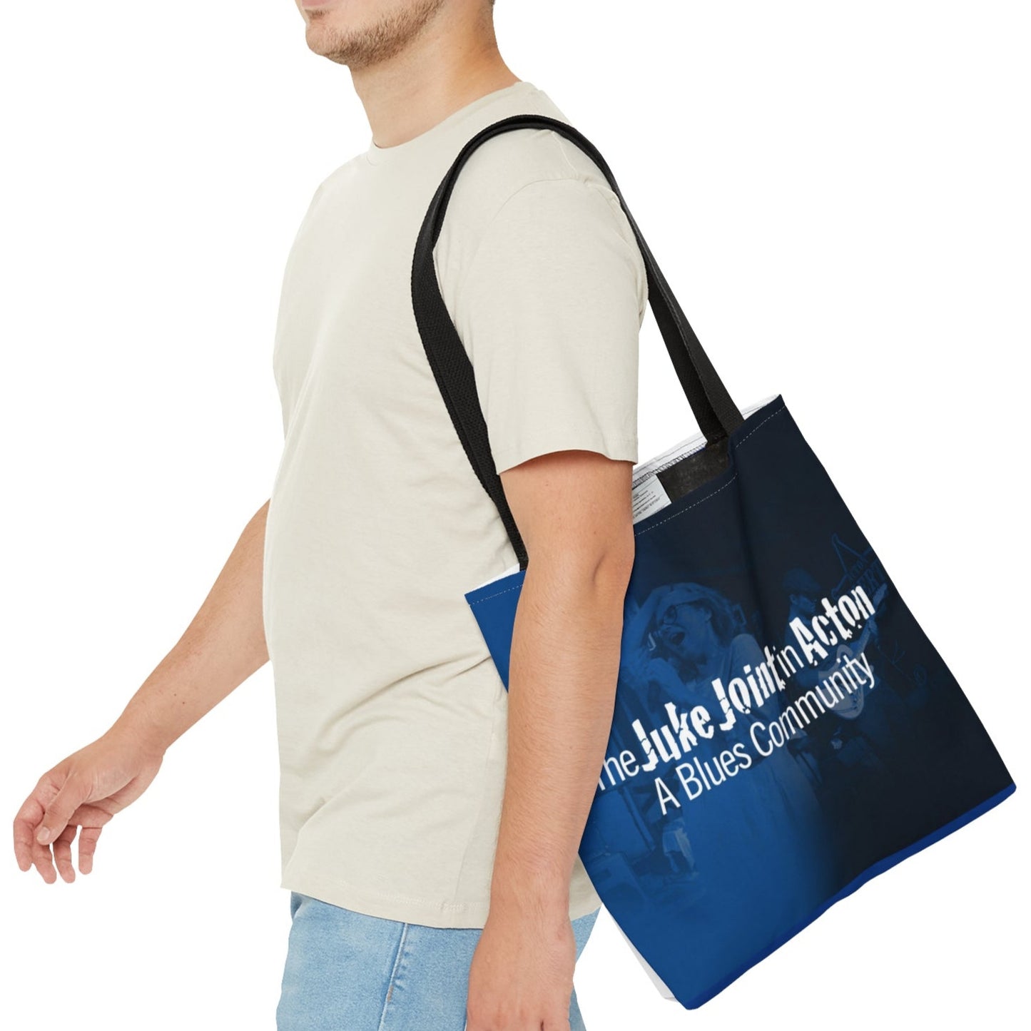 carrying The JUKE JOINT in ACTON Tote Bag, A Blues Community