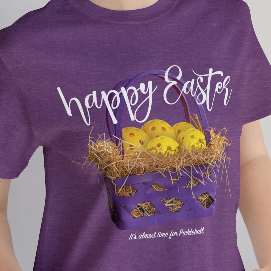 Easter Pickleball T-shirt mock up on model