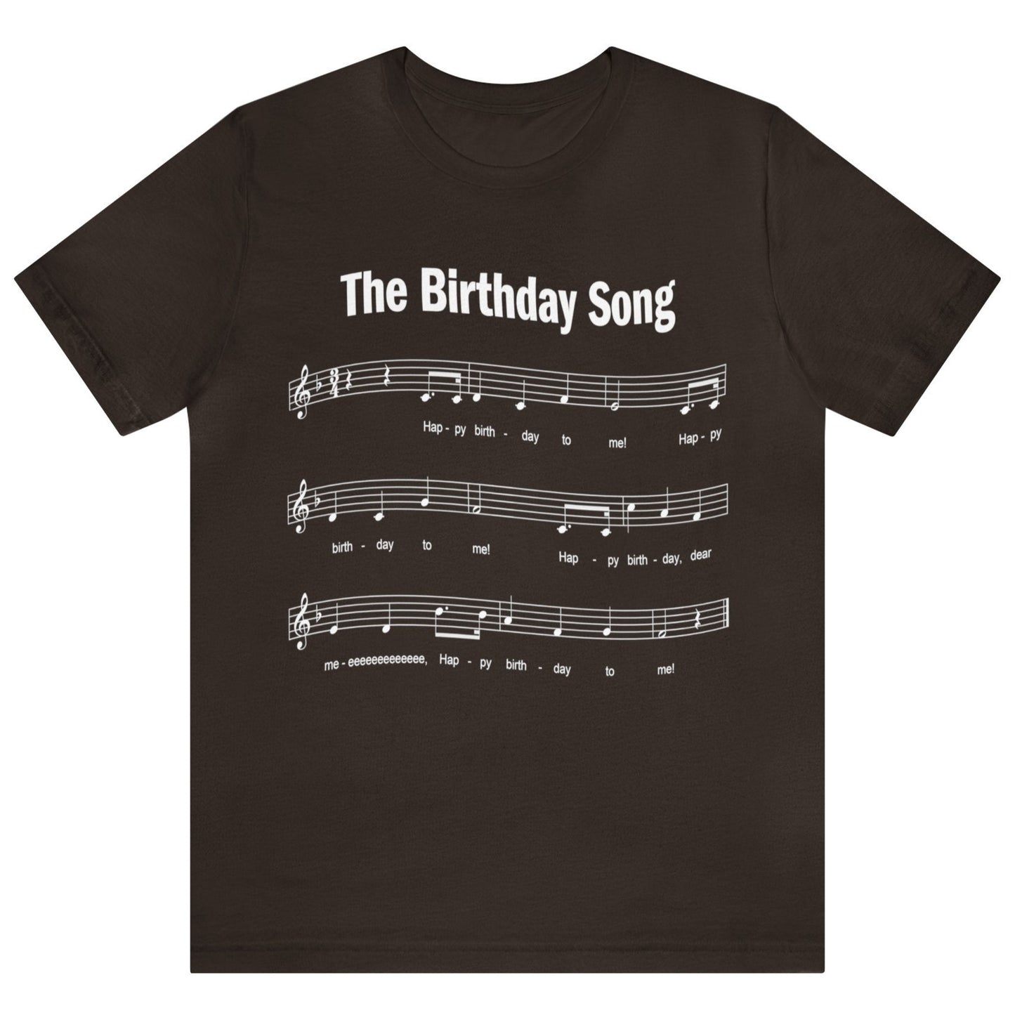 80th Birthday Gift T-shirt, Birthday Song EIGHT OH!, front
