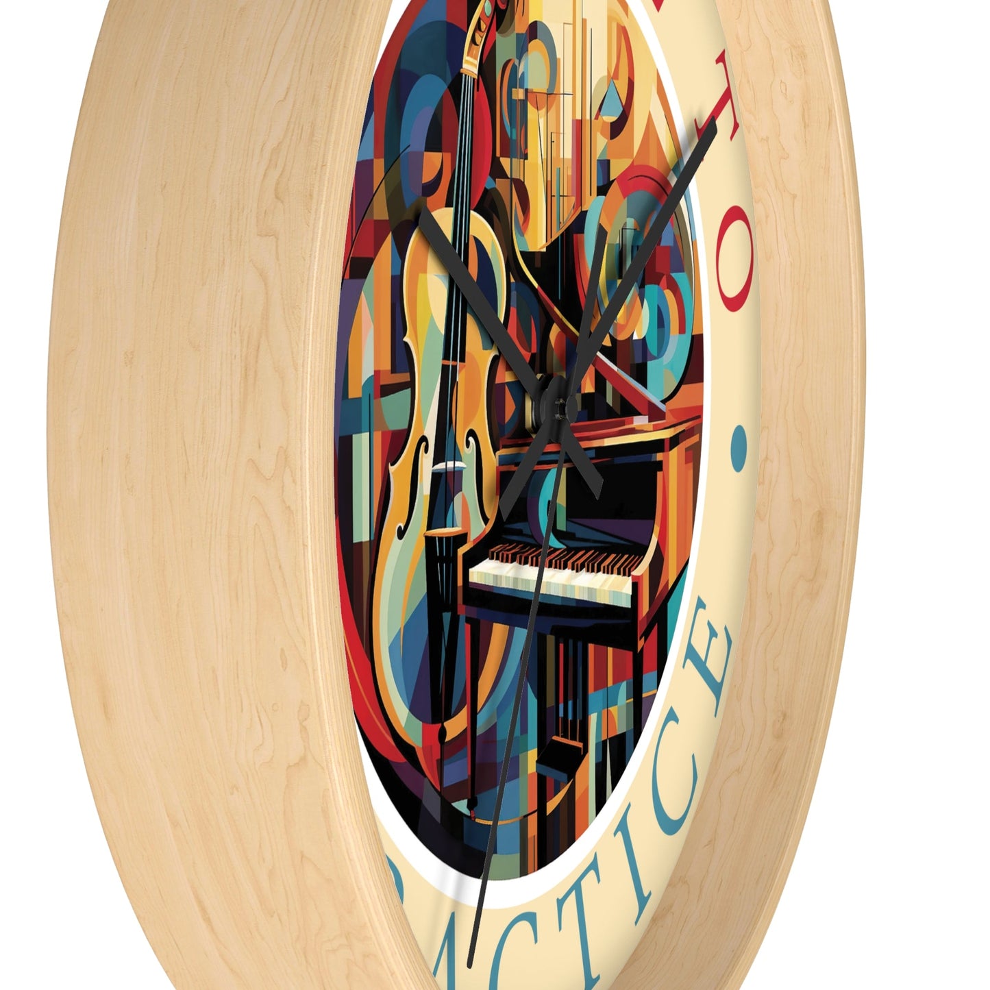 It's TIME to PRACTICE 10" Wall Clock mock up