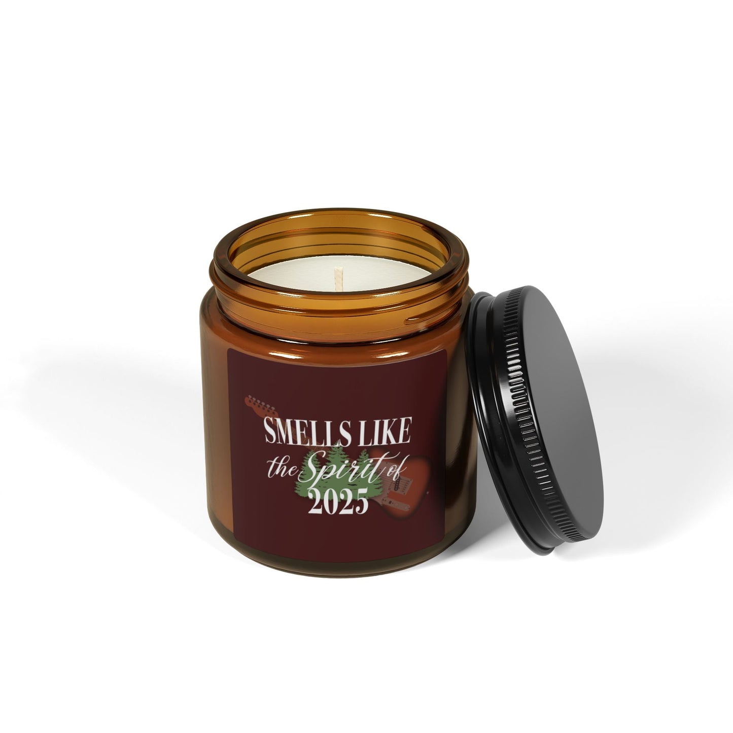 Rocker New Year Soy Candle mock up