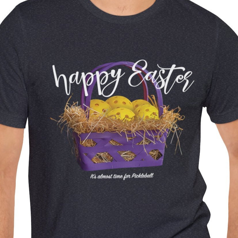 Easter Pickleball T-shirt mock up on model