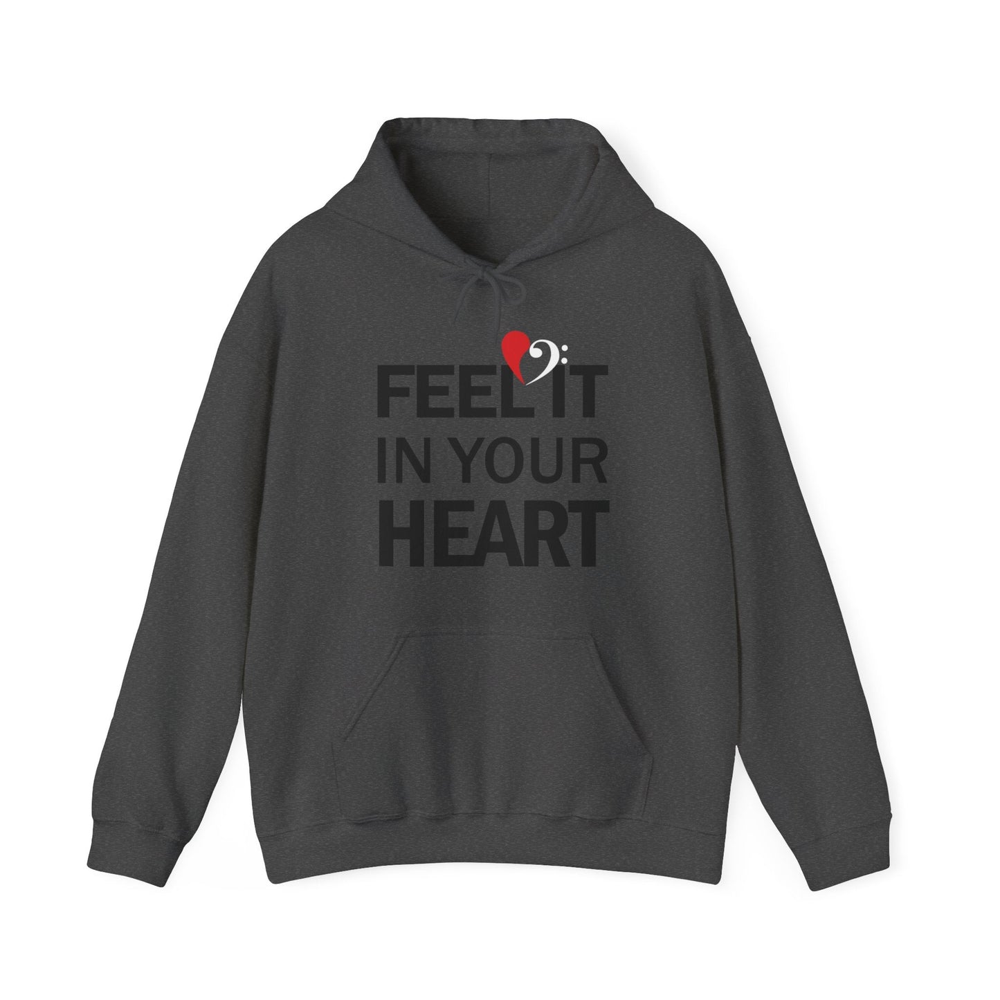 Bass Love Feel it in Your Heart Hoodie mock up