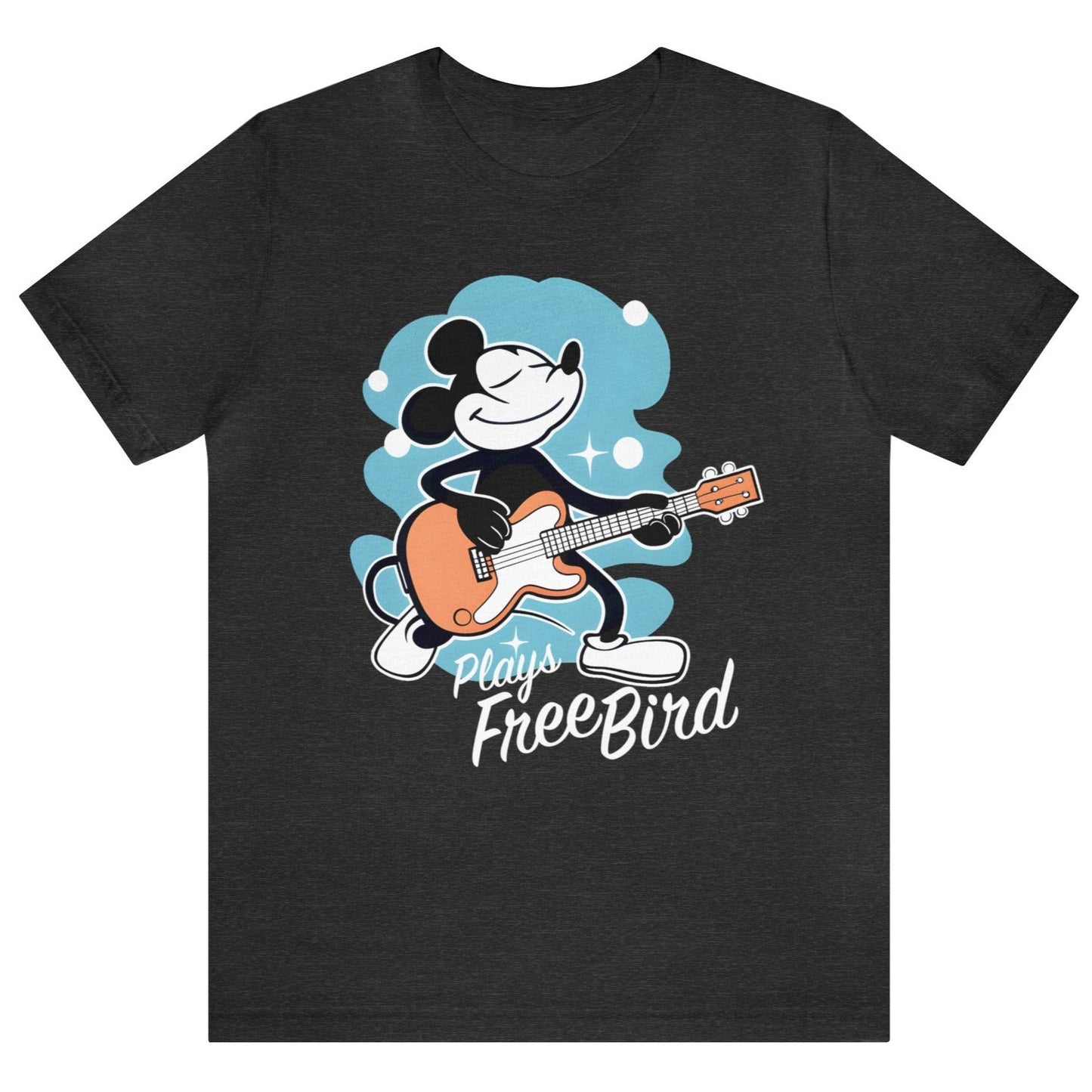 Happy MOUSE Plays Freebird T-shirt mock up