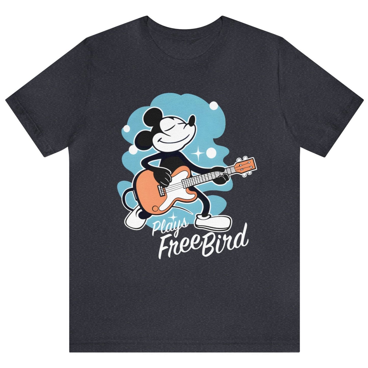Happy MOUSE Plays Freebird T-shirt mock up