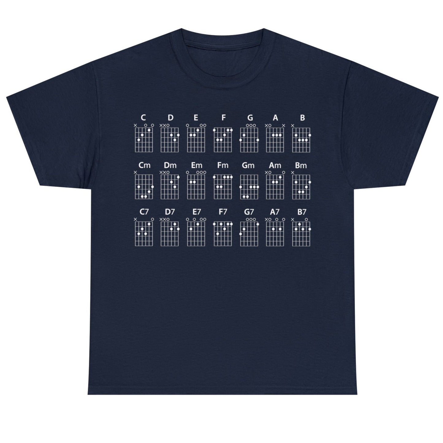 Guitar CHORDS T-shirt mock up