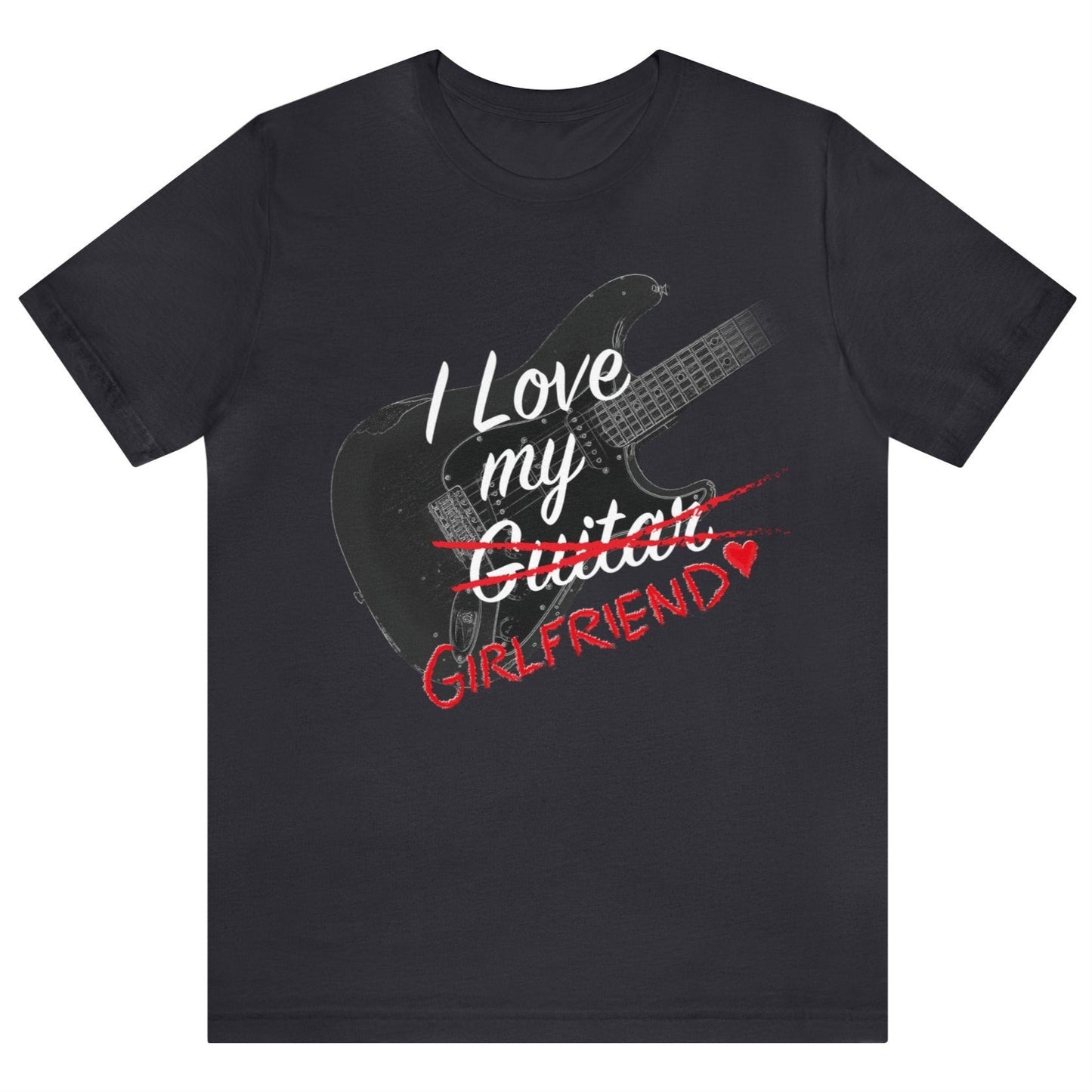 I LOVE My GIRLFRIEND Guitar mock up