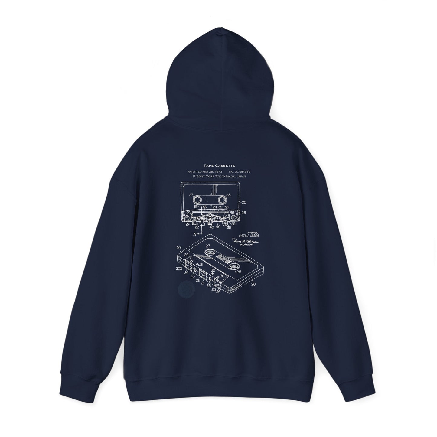 Music Cassette Tape Hoodie mock up