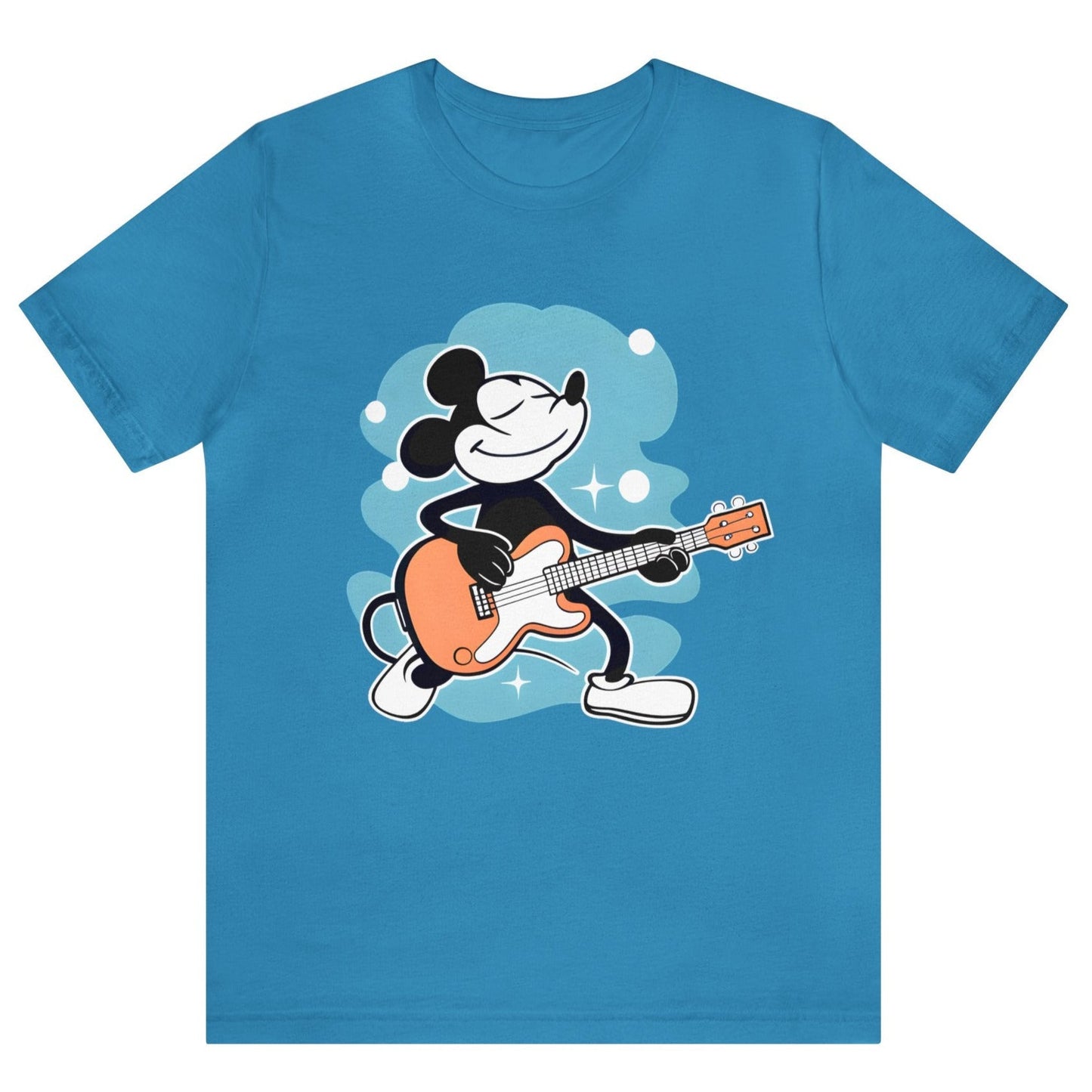 MOUSE Plays Guitar T-shirt mock up
