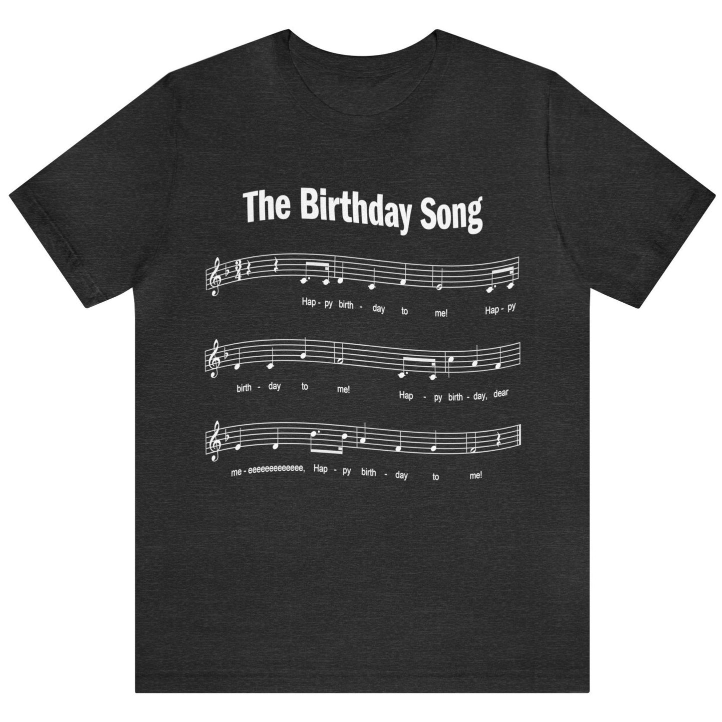 80th Birthday Gift T-shirt, Birthday Song EIGHT OH!, front