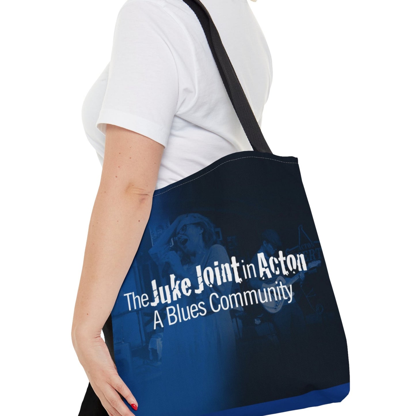 carrying The JUKE JOINT in ACTON Tote Bag, A Blues Community
