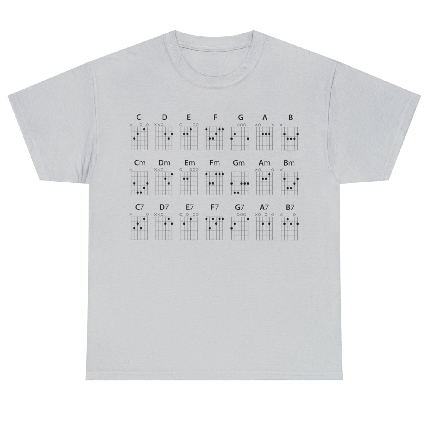 Guitar CHORDS T-shirt mock up