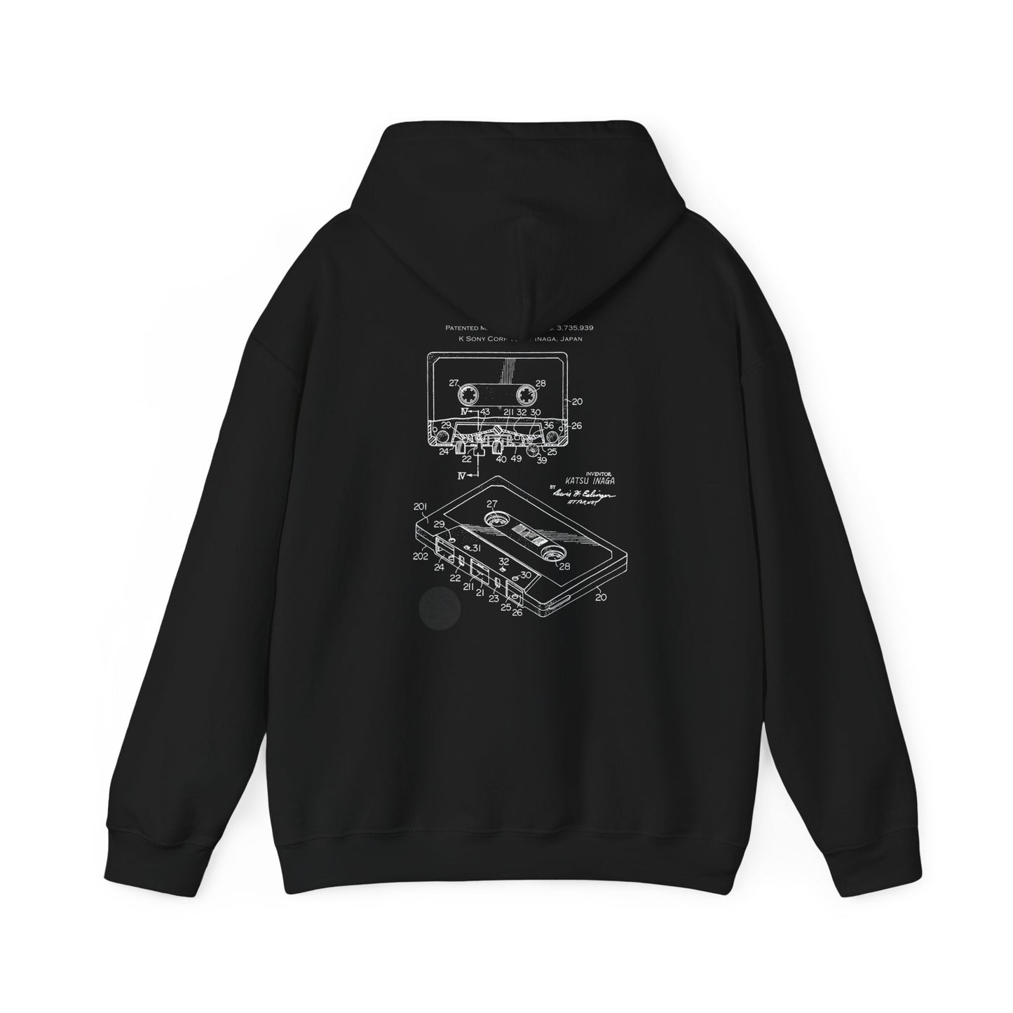 Music Cassette Tape Hoodie mock up