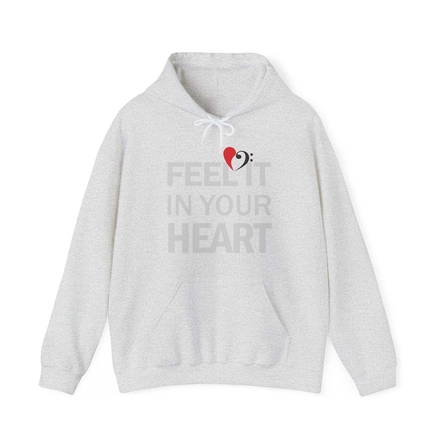 Bass Love Feel it in Your Heart Hoodie mock up