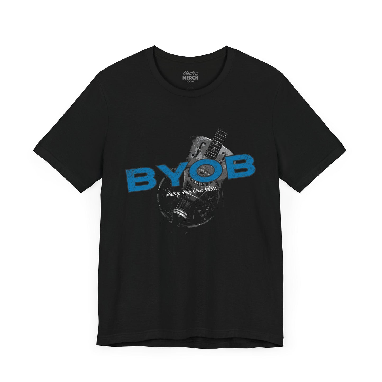 Blues Music T-Shirt, black mockup