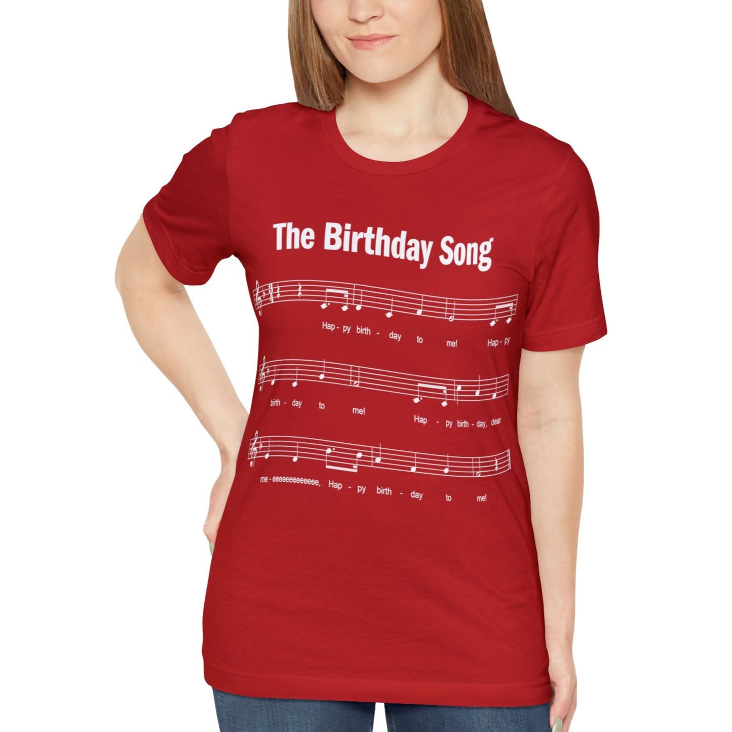Happy Birthday T-shirt, Happy Birthday to Me Song, Unisex Bella+Canvas
