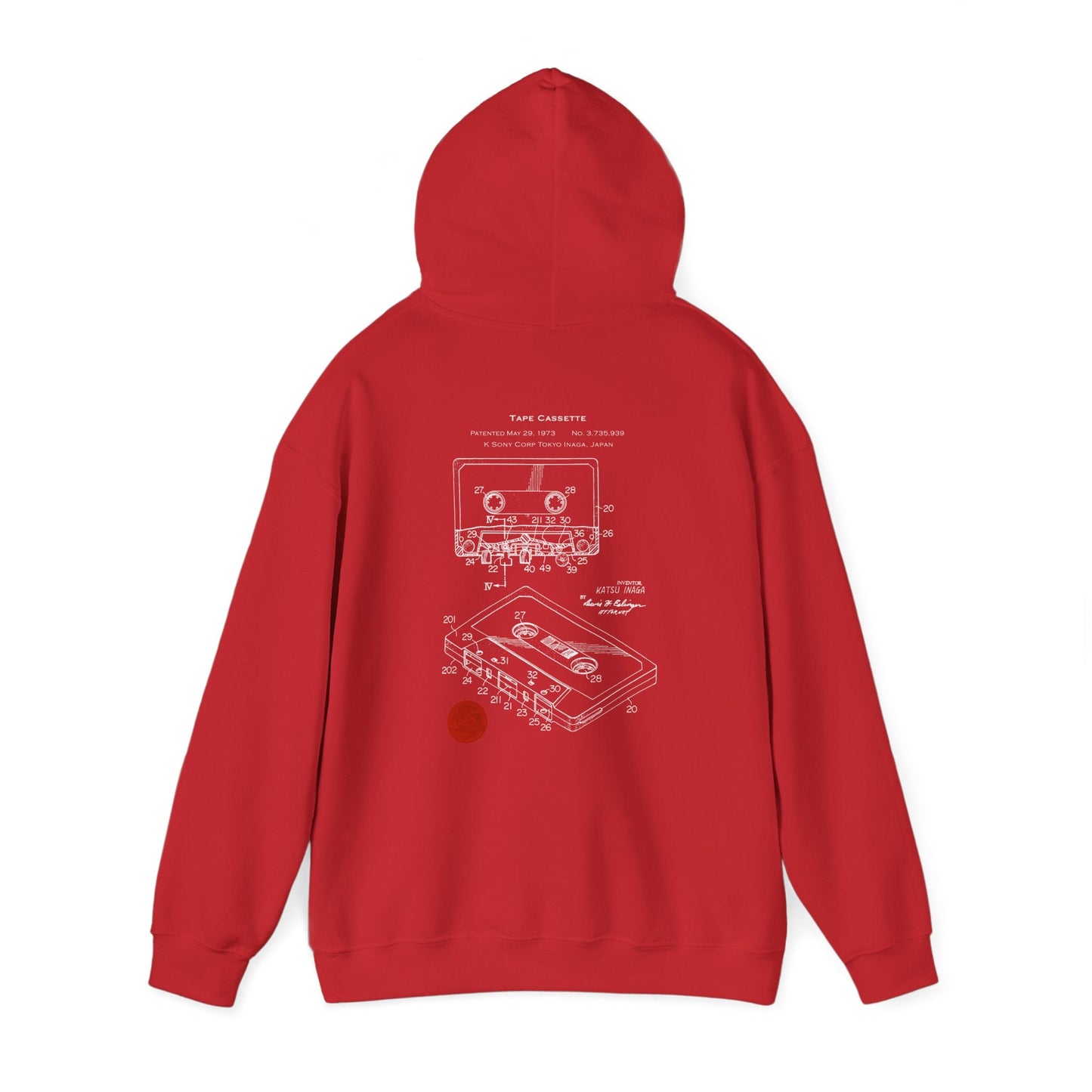Music Cassette Tape Hoodie mock up