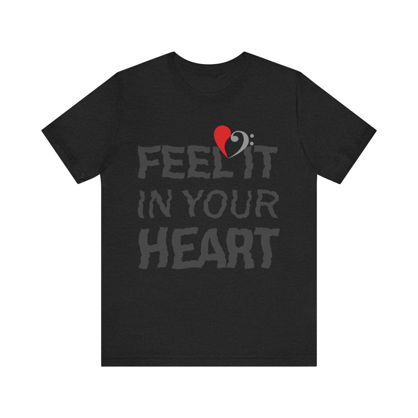 Feel It In Your Heart Bass Love T-shirt mockup