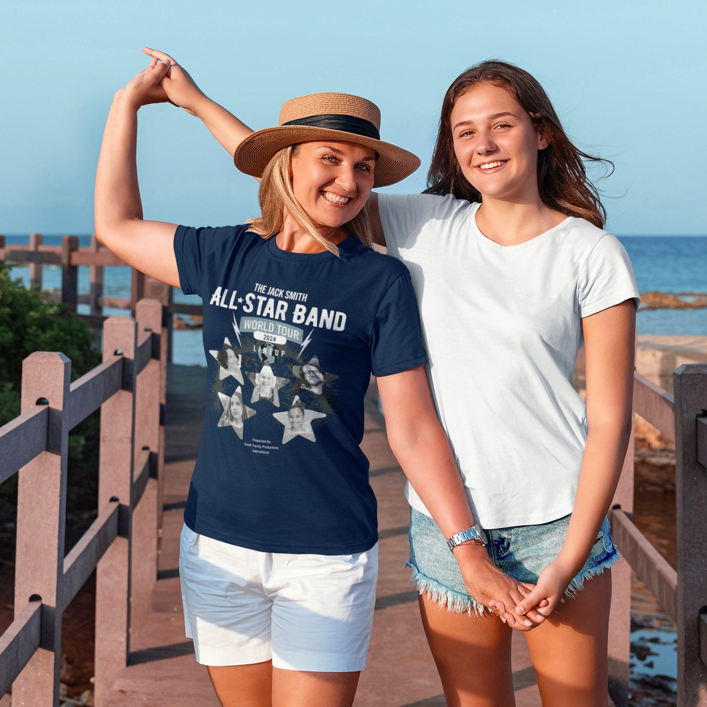 Personalized Family T-Shirt mock up