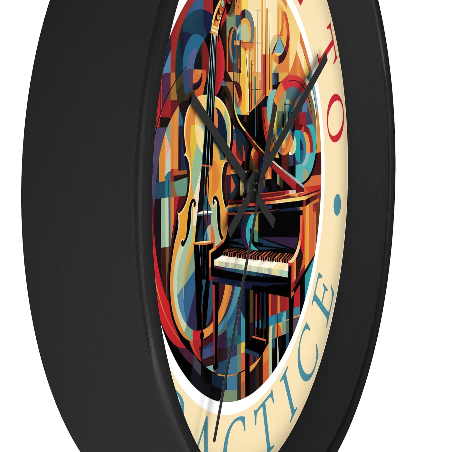 It's TIME to PRACTICE 10" Wall Clock mock up