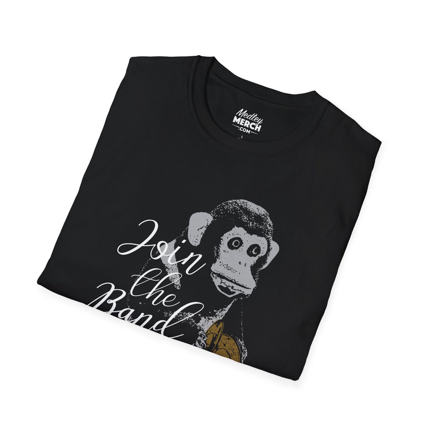Retro Toy Monkey T-Shirt mock up folded