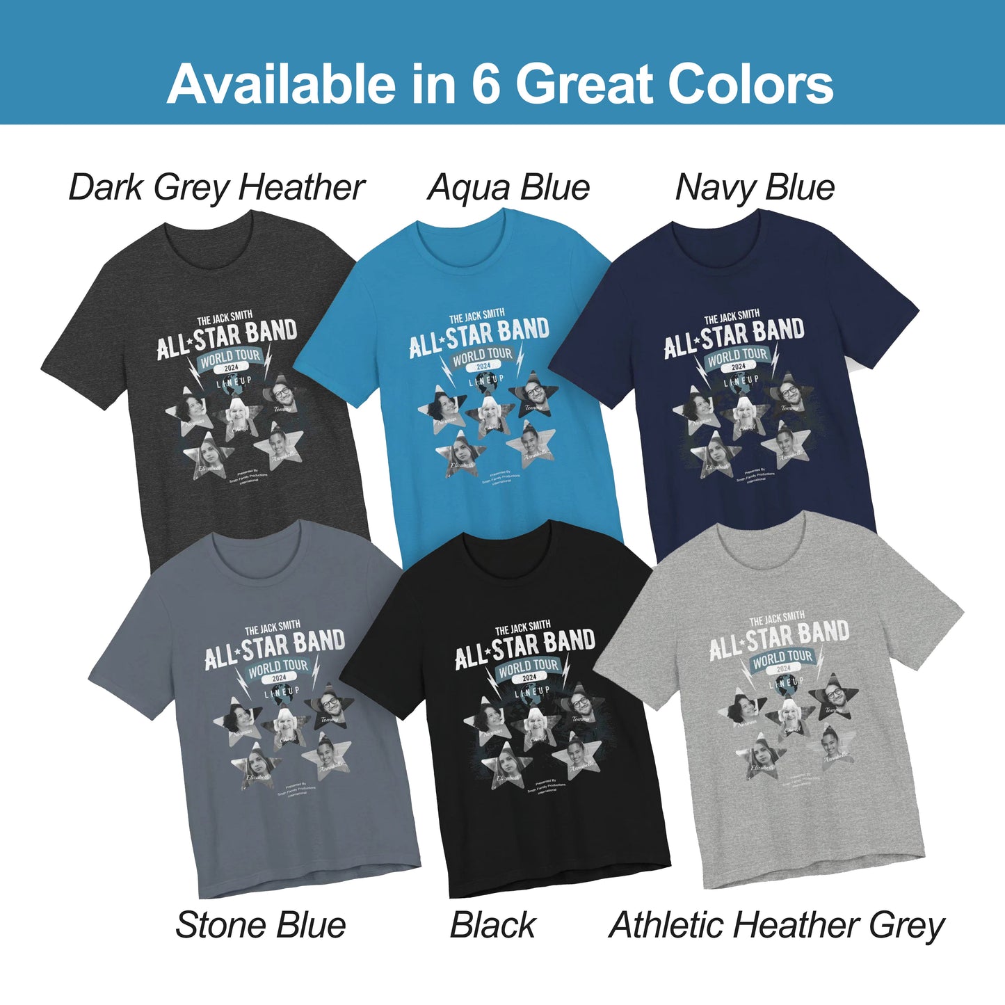 Personalized Family T-Shirt mock up