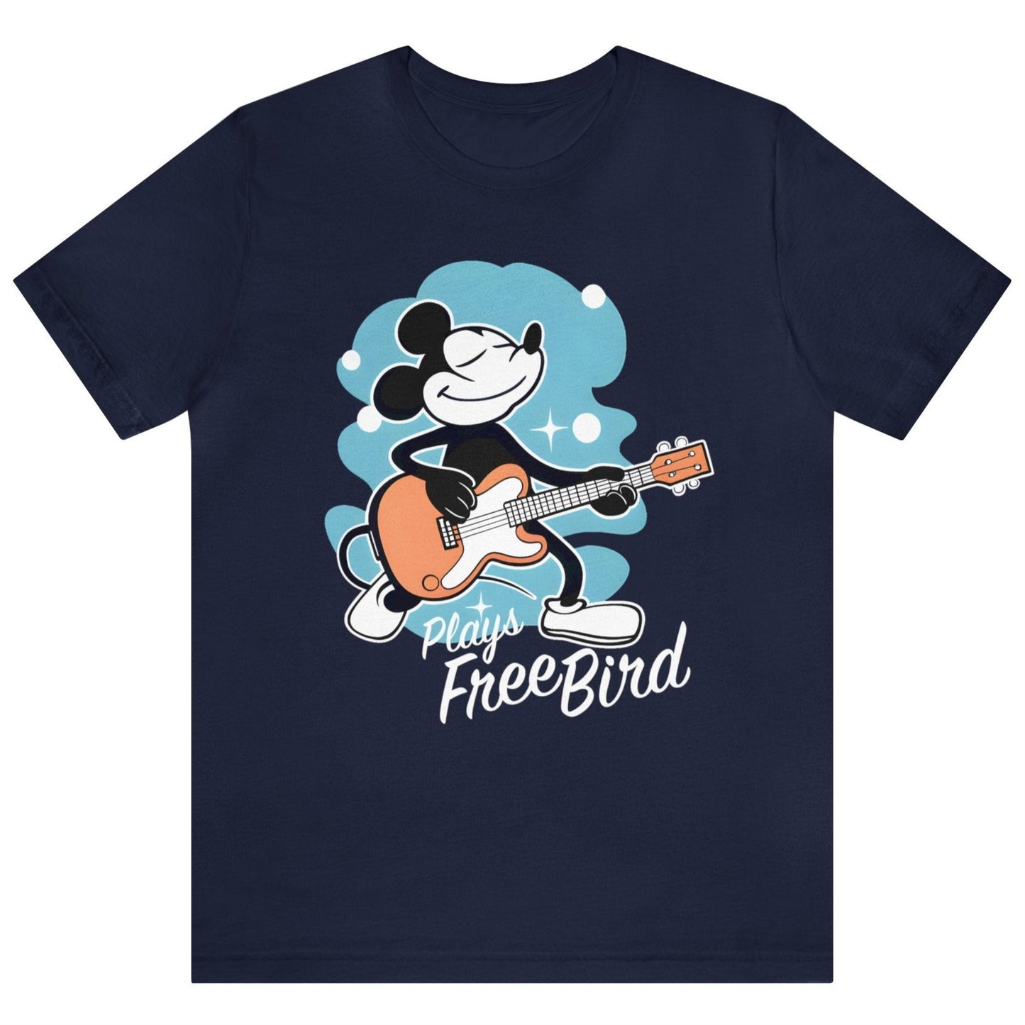Happy MOUSE Plays Freebird T-shirt mock up