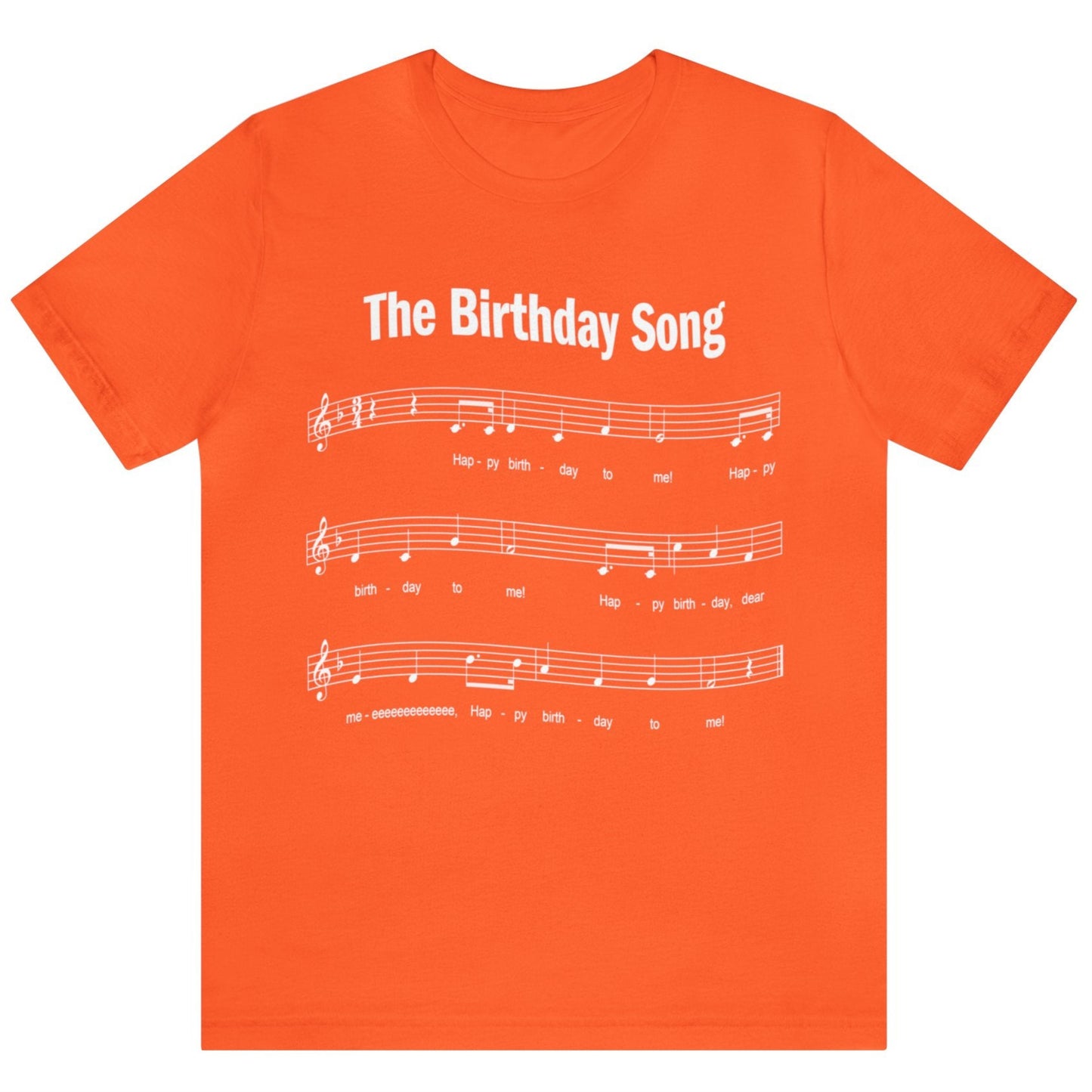 Happy Birthday T-shirt, Happy Birthday to Me Song, Unisex Bella+Canvas