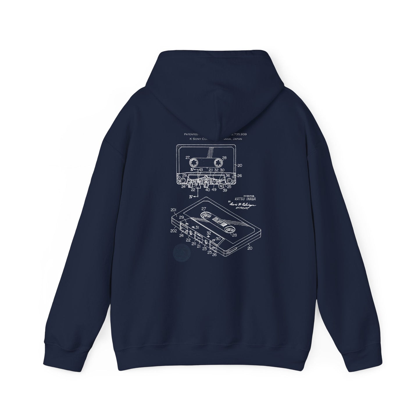 Music Cassette Tape Hoodie mock up