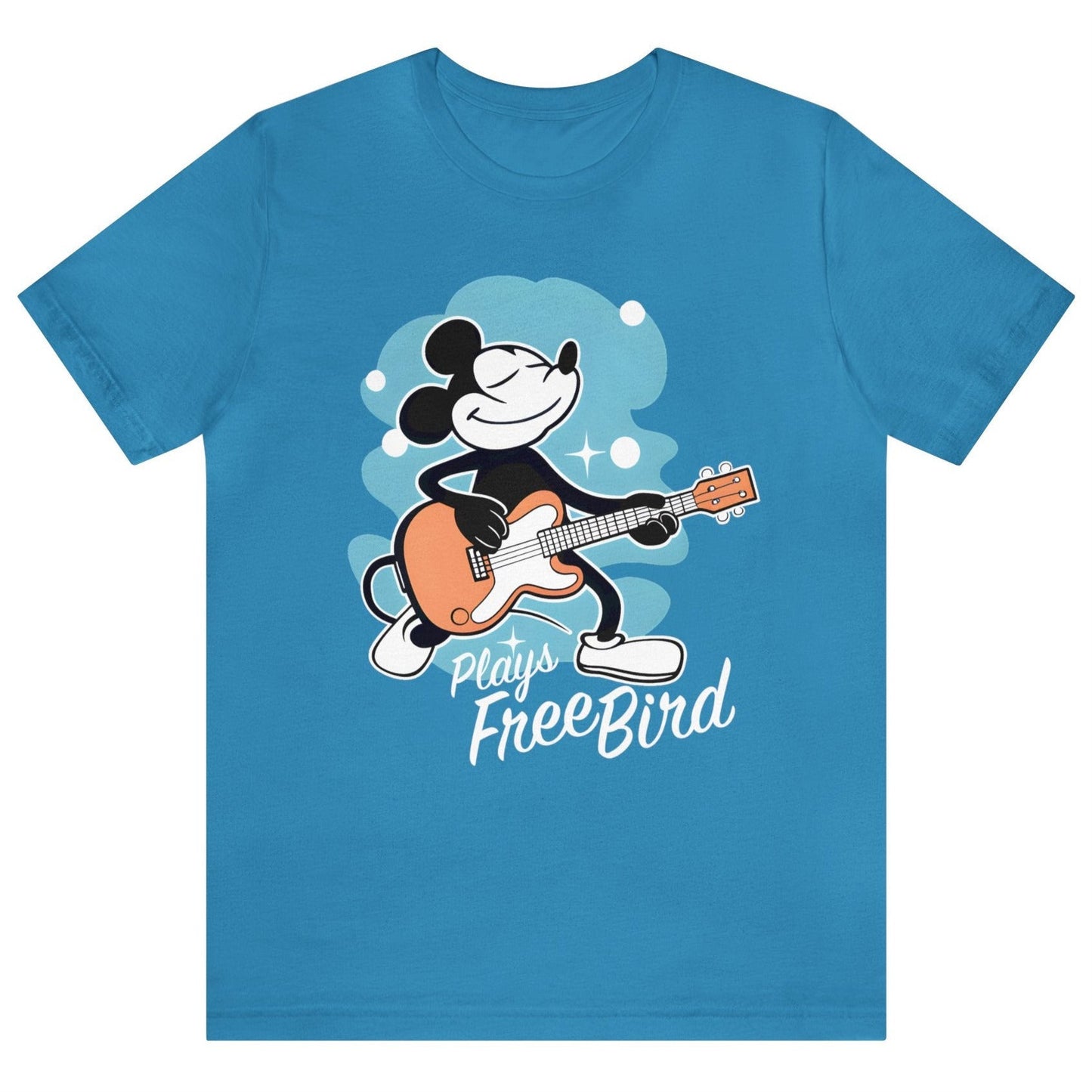 Happy MOUSE Plays Freebird T-shirt mock up