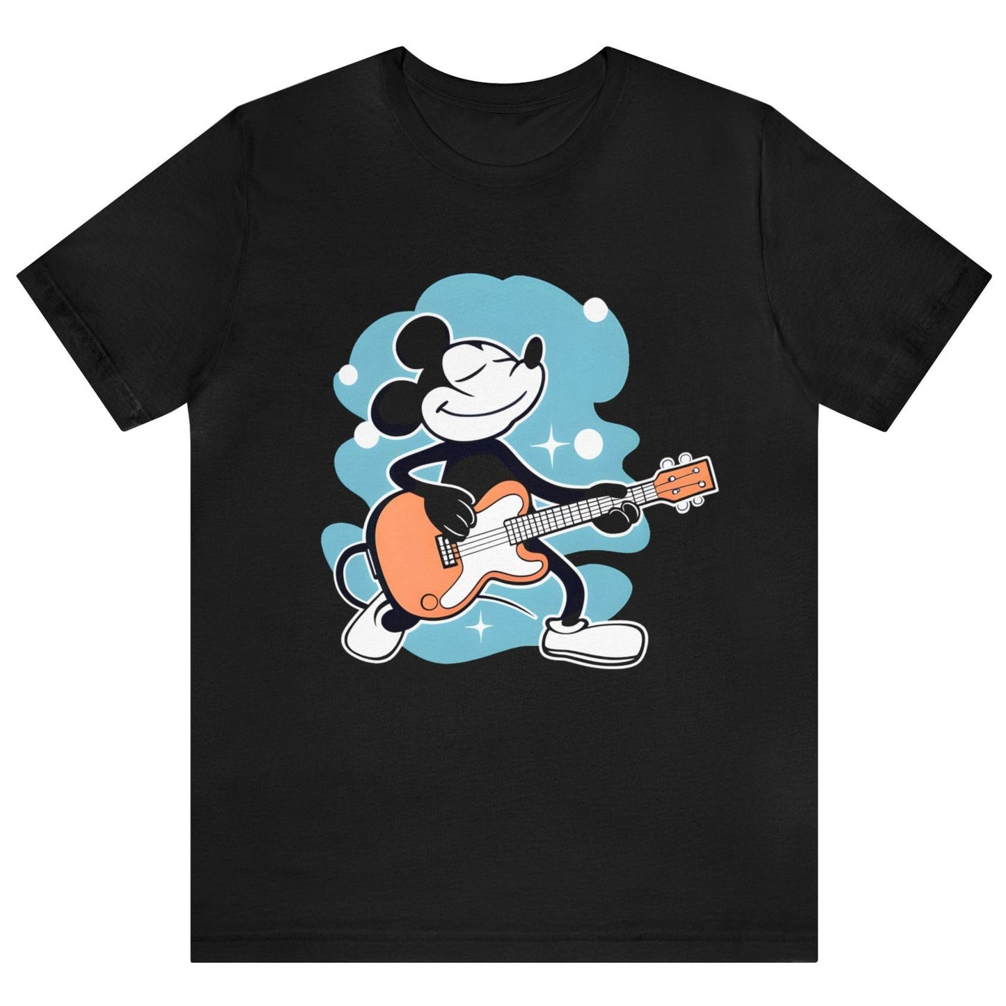 MOUSE Plays Guitar T-shirt mock up