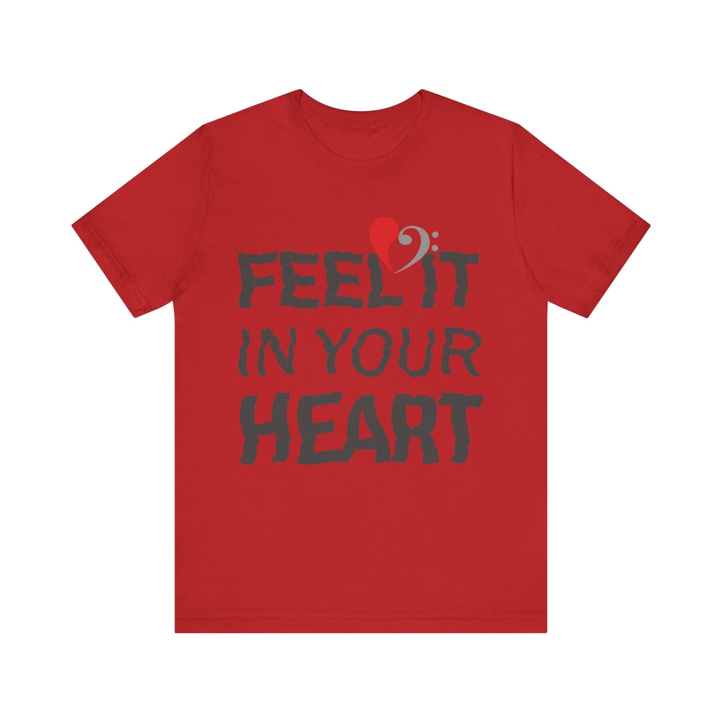 Feel It In Your Heart Bass Love T-shirt mockup