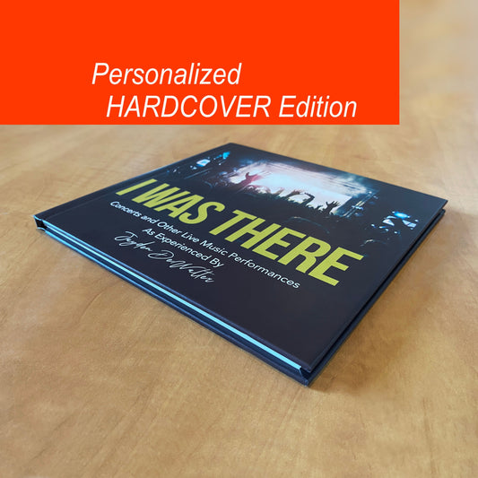 Concert Journal Personalized Music Performance Diary cover