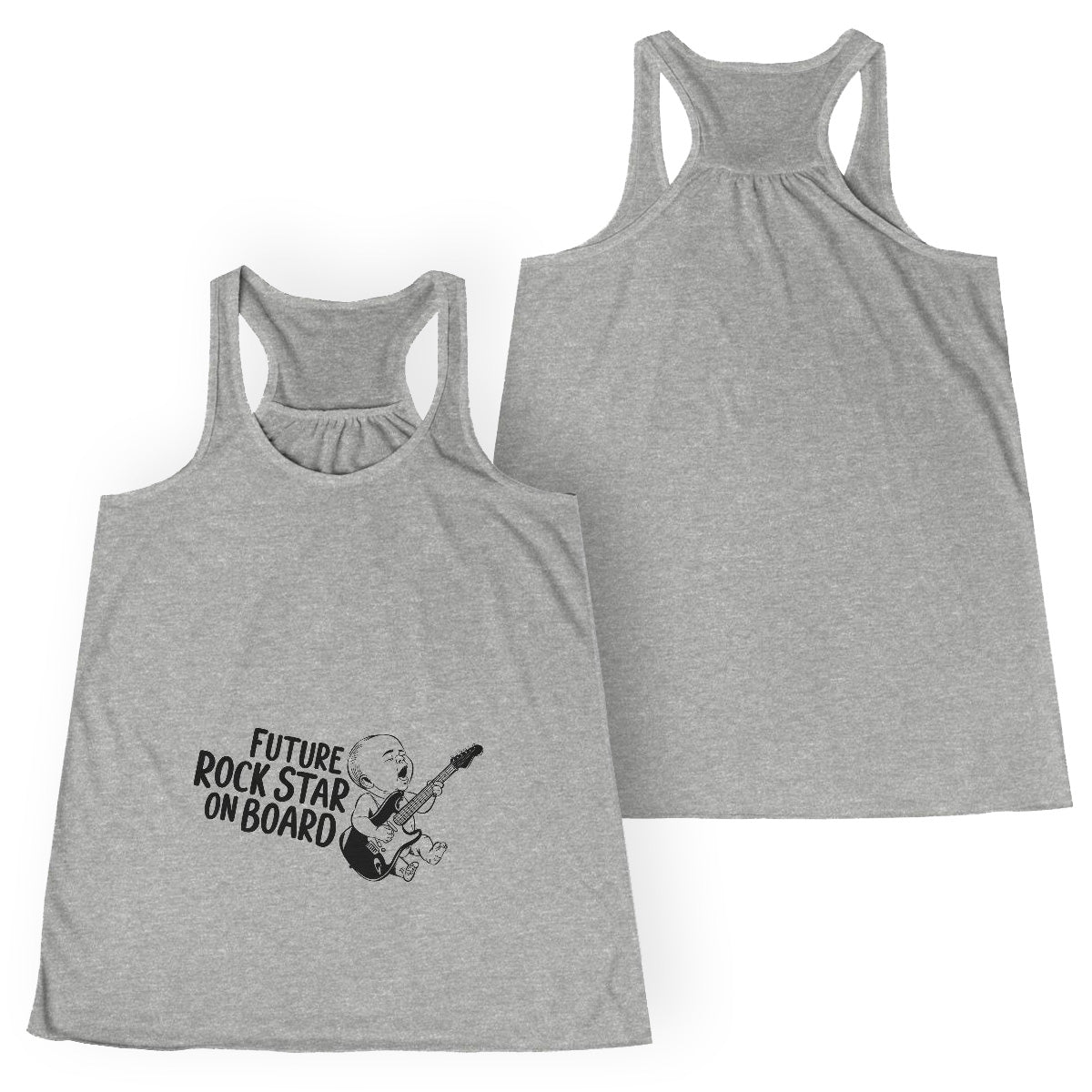 New Mom Tank Top mock up front and back