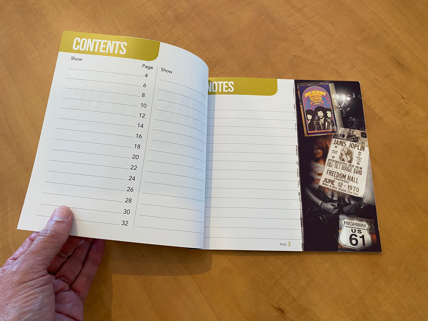 Personalized Music Performance Diary inside
