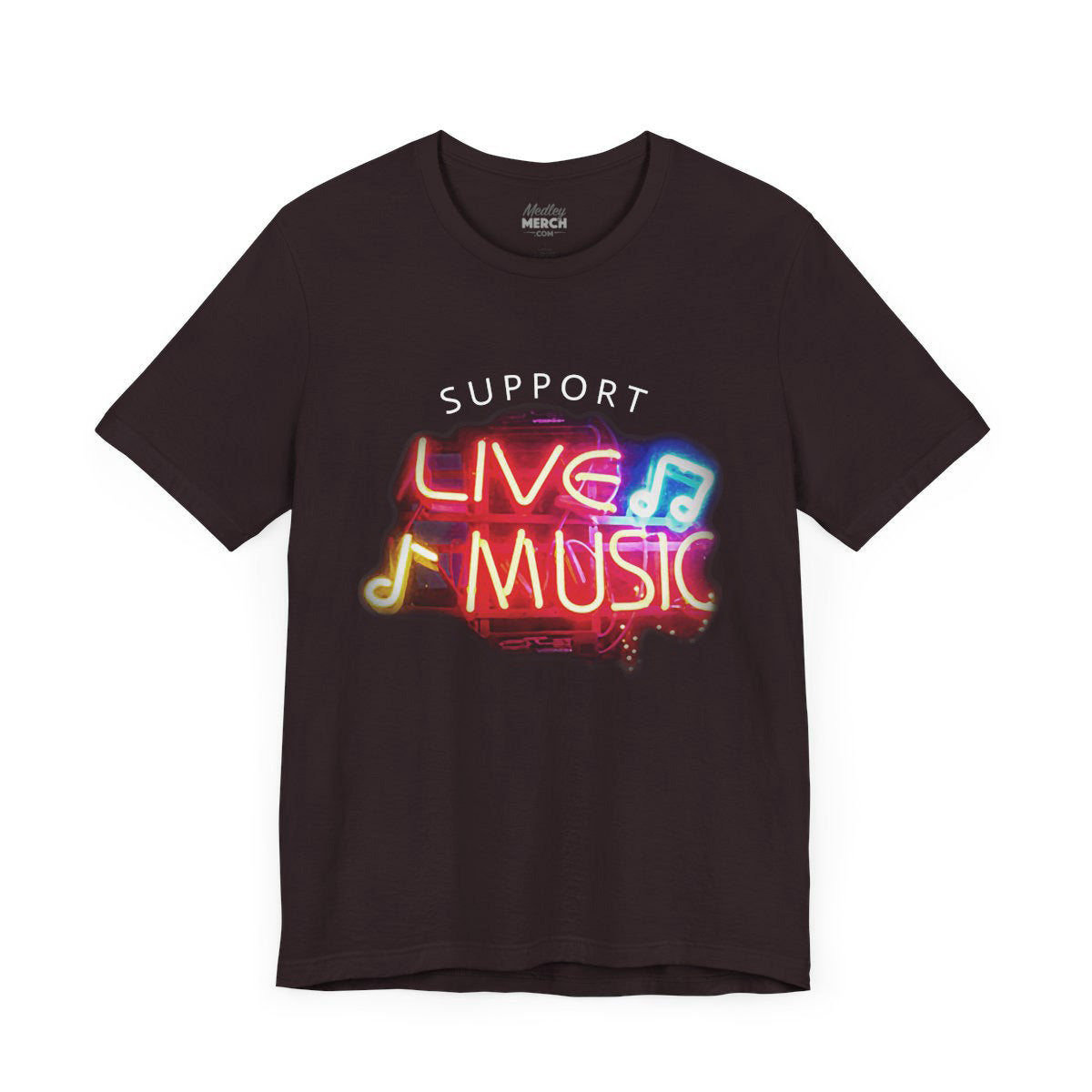 Support LIVE Music T-shirt mockup