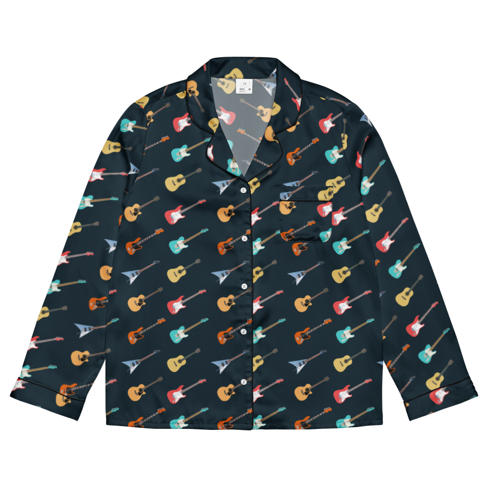 Tiny Guitars Women’s Pajama Top mockup