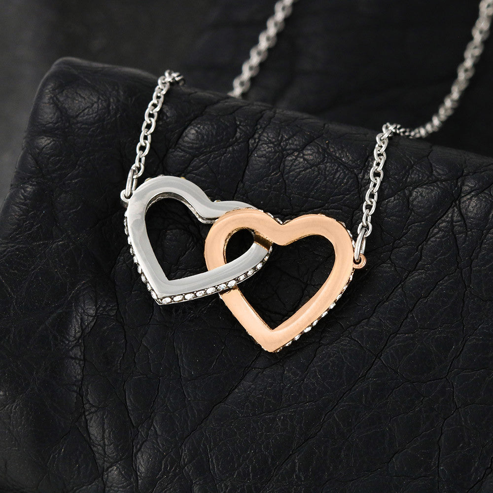 Favorite Singer Interlocking Hearts Necklace