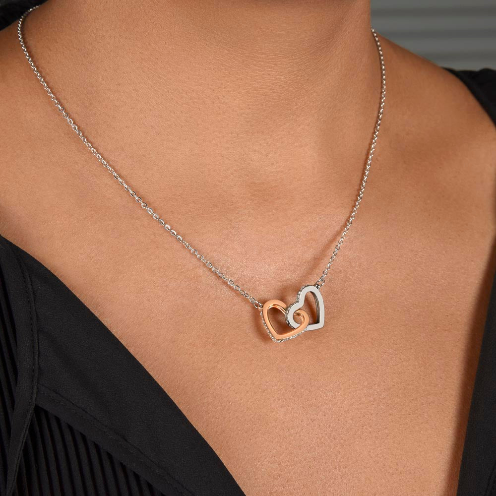 Favorite Singer Interlocking Hearts Necklace