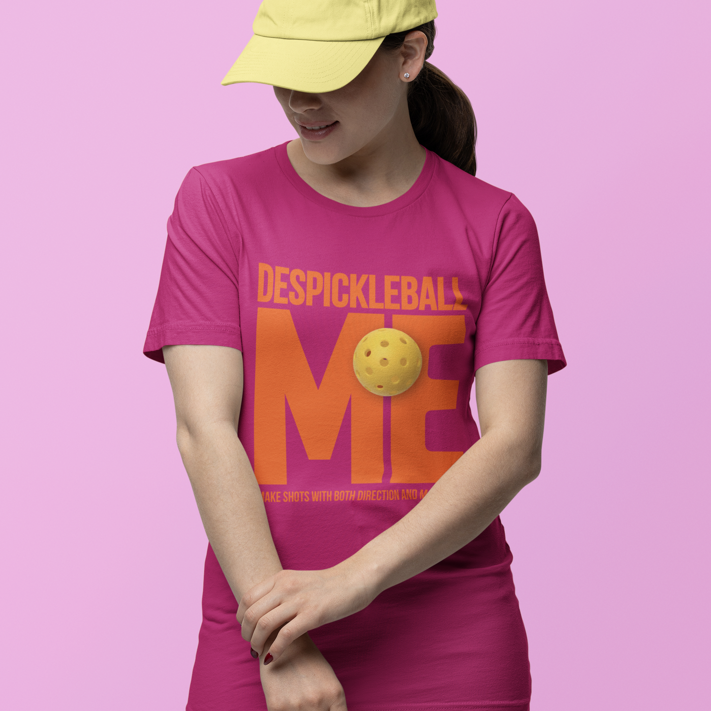 Pickleball T-Shirt mock up on model