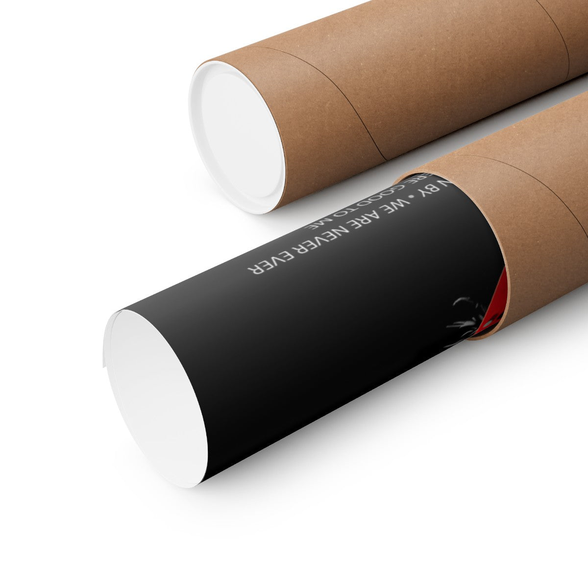 Personalized Retirement FAREWELL TOUR Poster rolled in a tube