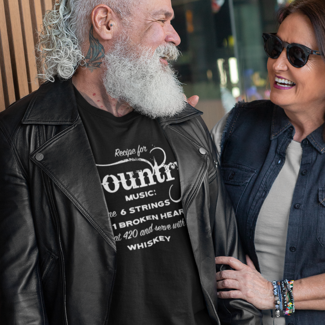 Country Music T-Shirt mockup with models